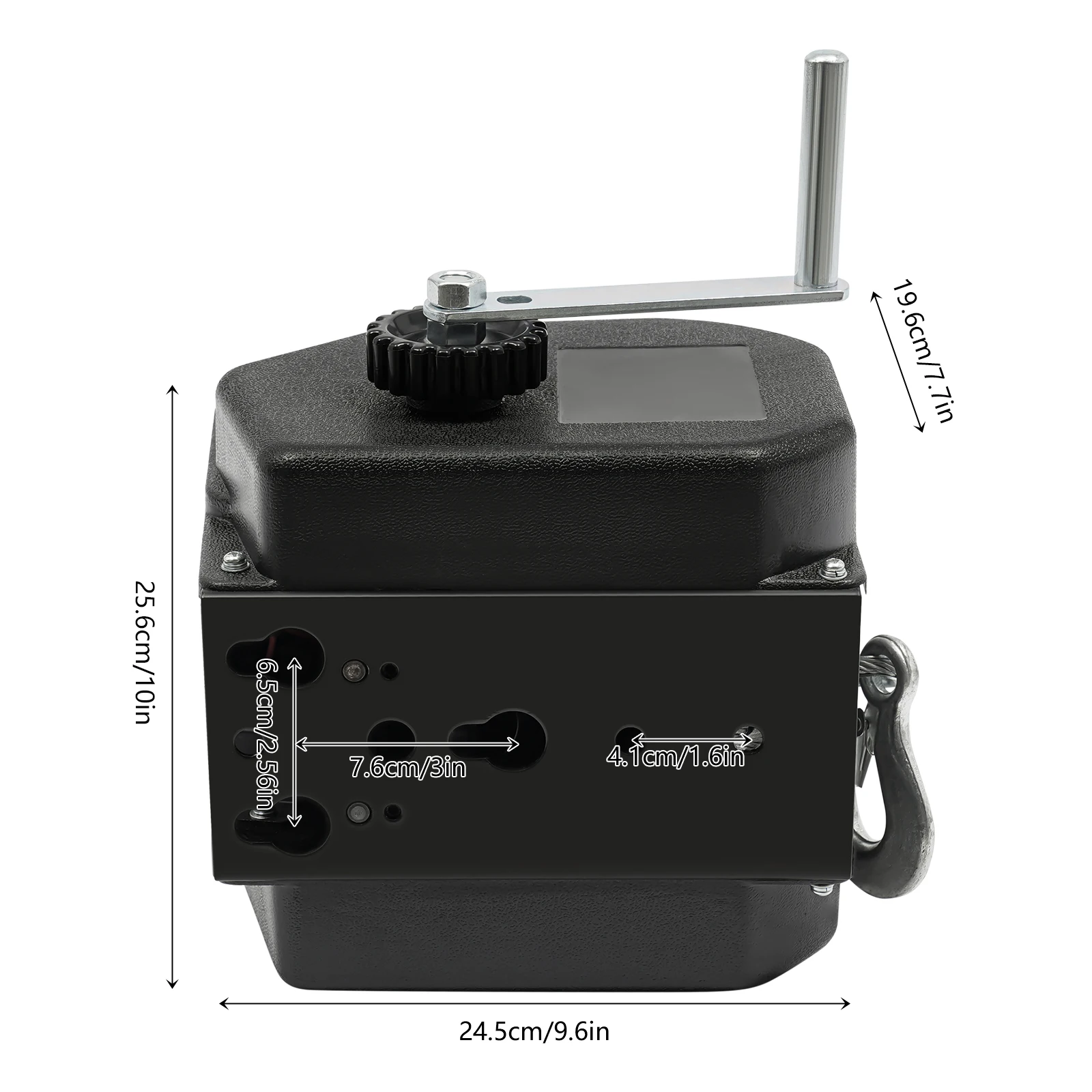 45lbs Electric Anchor Winch with 300W Motor, 5000-Pound Pulling Capacity, Safety Overload Protector, Durable Steel