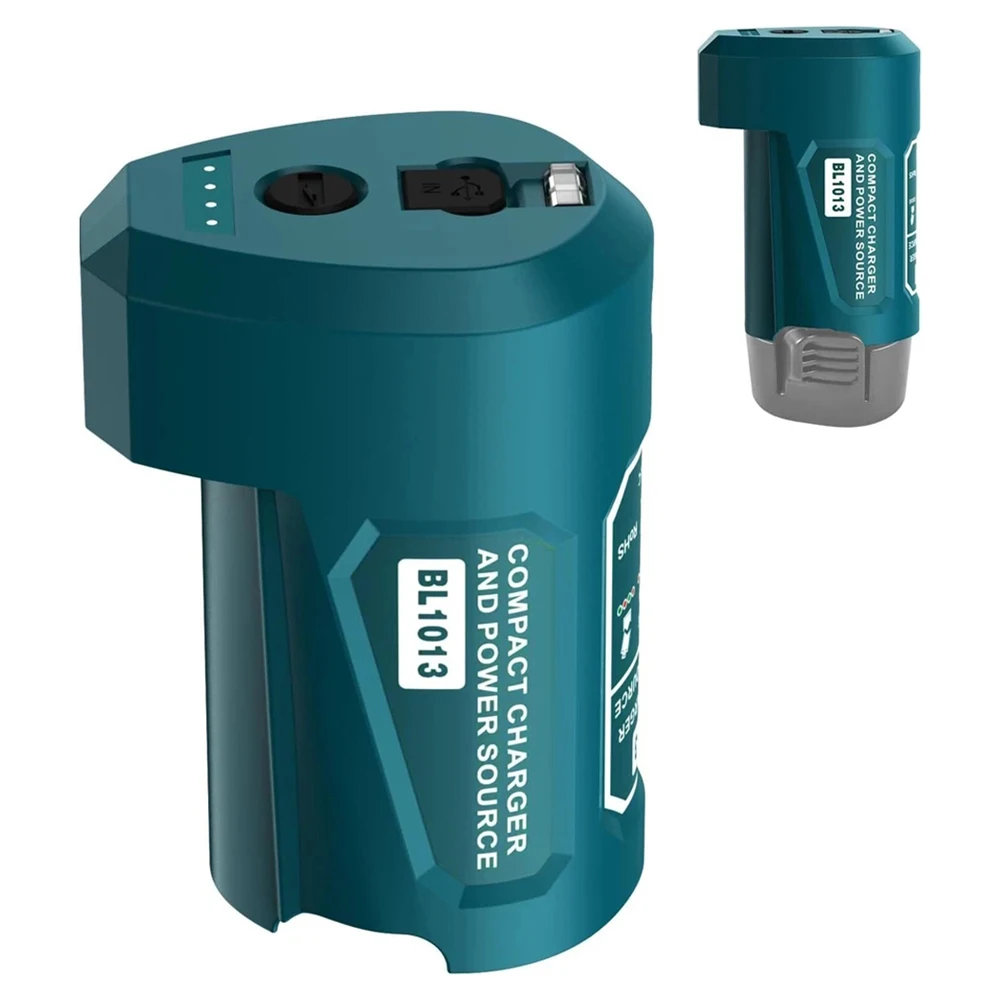 

USB Power Source Charger Adapter for Makita 10.8V-12V Lithium Battery Charing Port for Heated Jackets For BL1013 BL1014 Battery