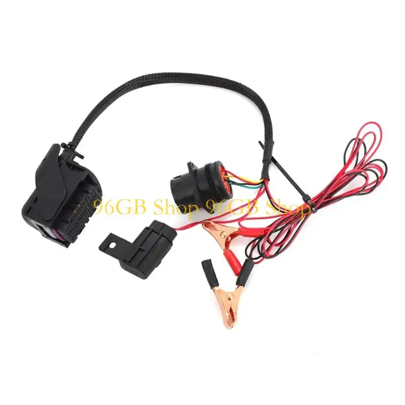 96GB Quick Install Car Engine Test Cable Engine Diagnostic Wire For MX13 EPA17 ACM Trucks Ensures Accurate Fault Code Reading