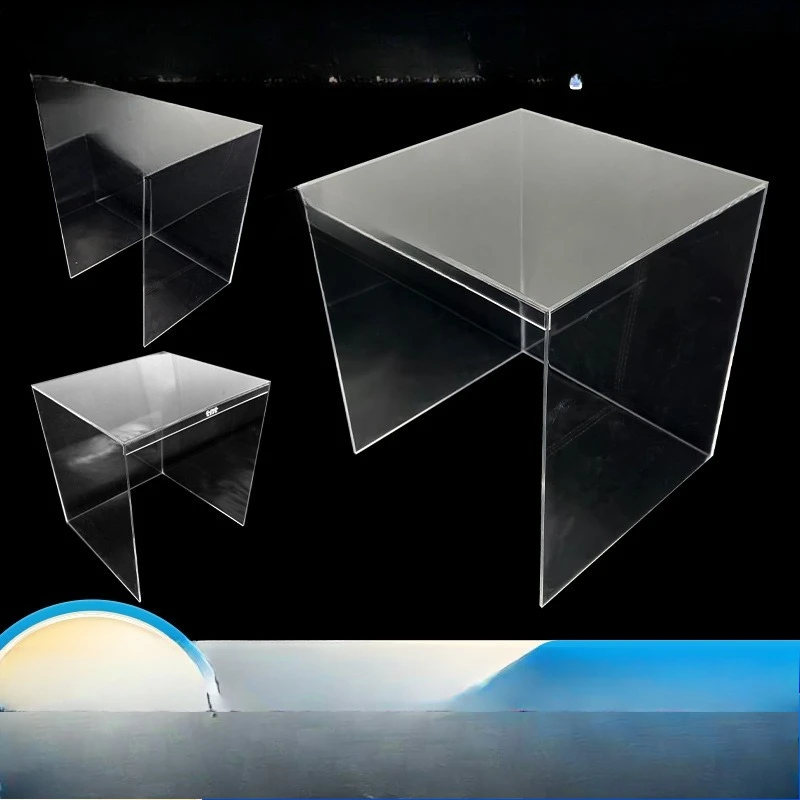 Acrylic cover display stand, transparent display box protective cover
