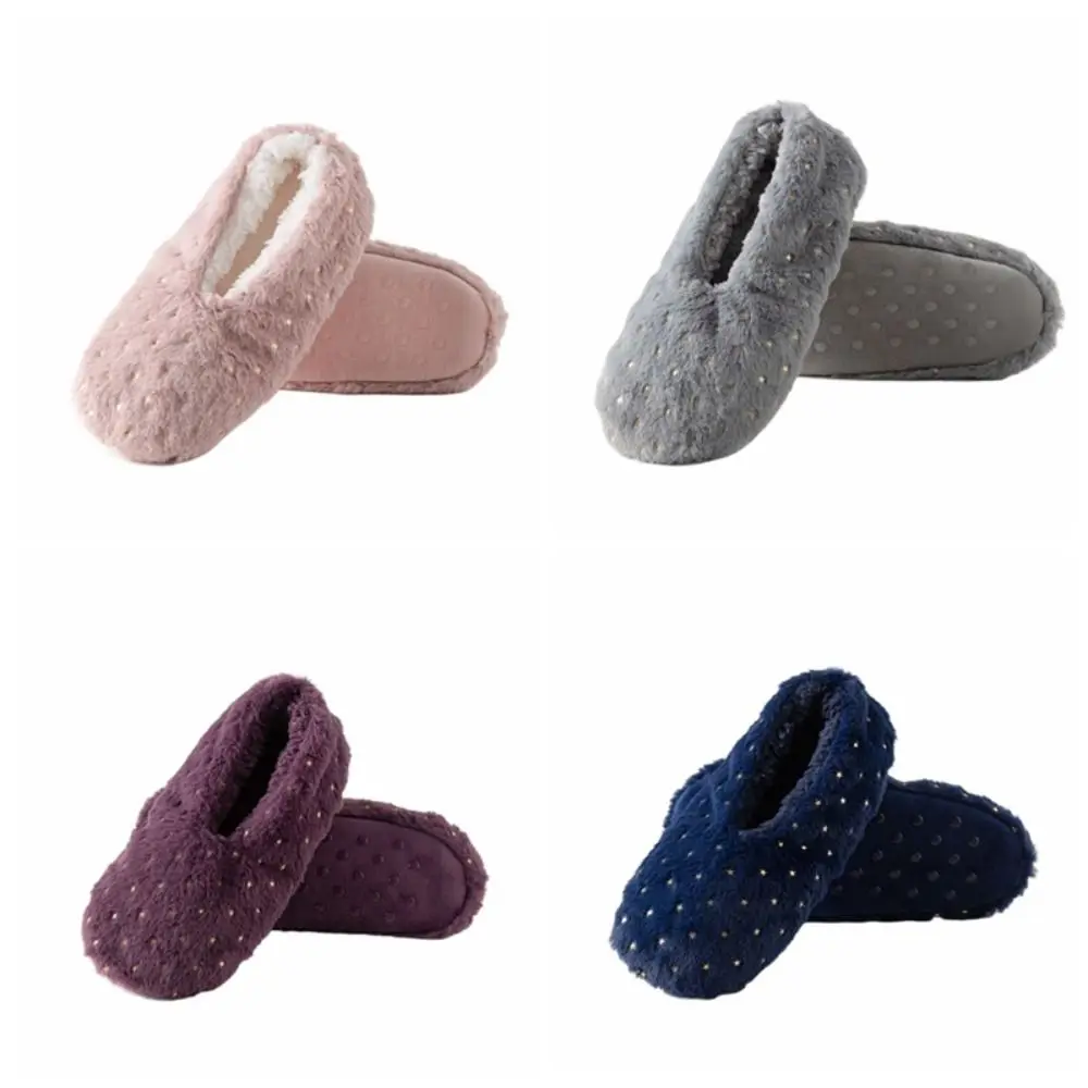 Calzini termici spessi a pois semplici a stella antiscivolo in pile di corallo calzino caldo invernale scaldapiedi calze da pavimento calzini di peluche invernali