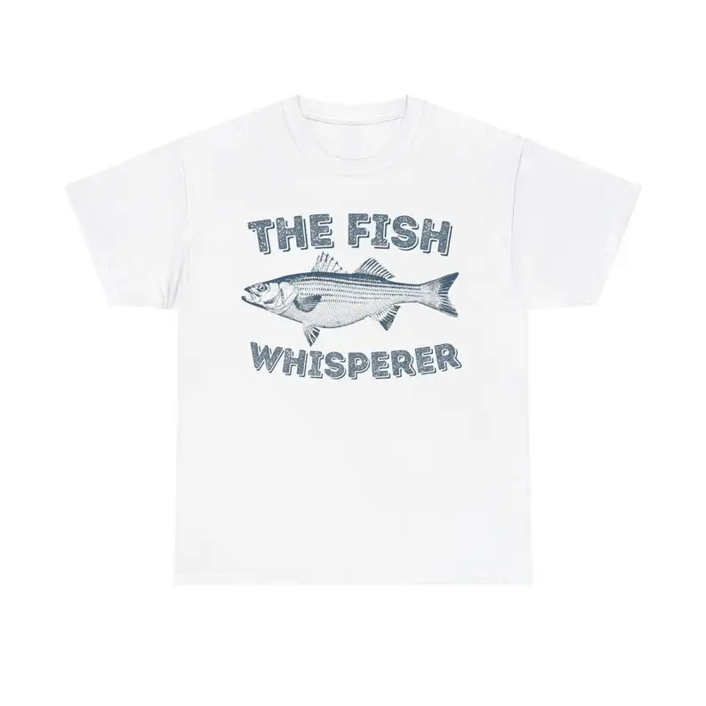 

The Fish Whisperer Shirt, Vintage Fishing T-Shirt, Retro Fisher Shirt, Fishing Graphic Tee