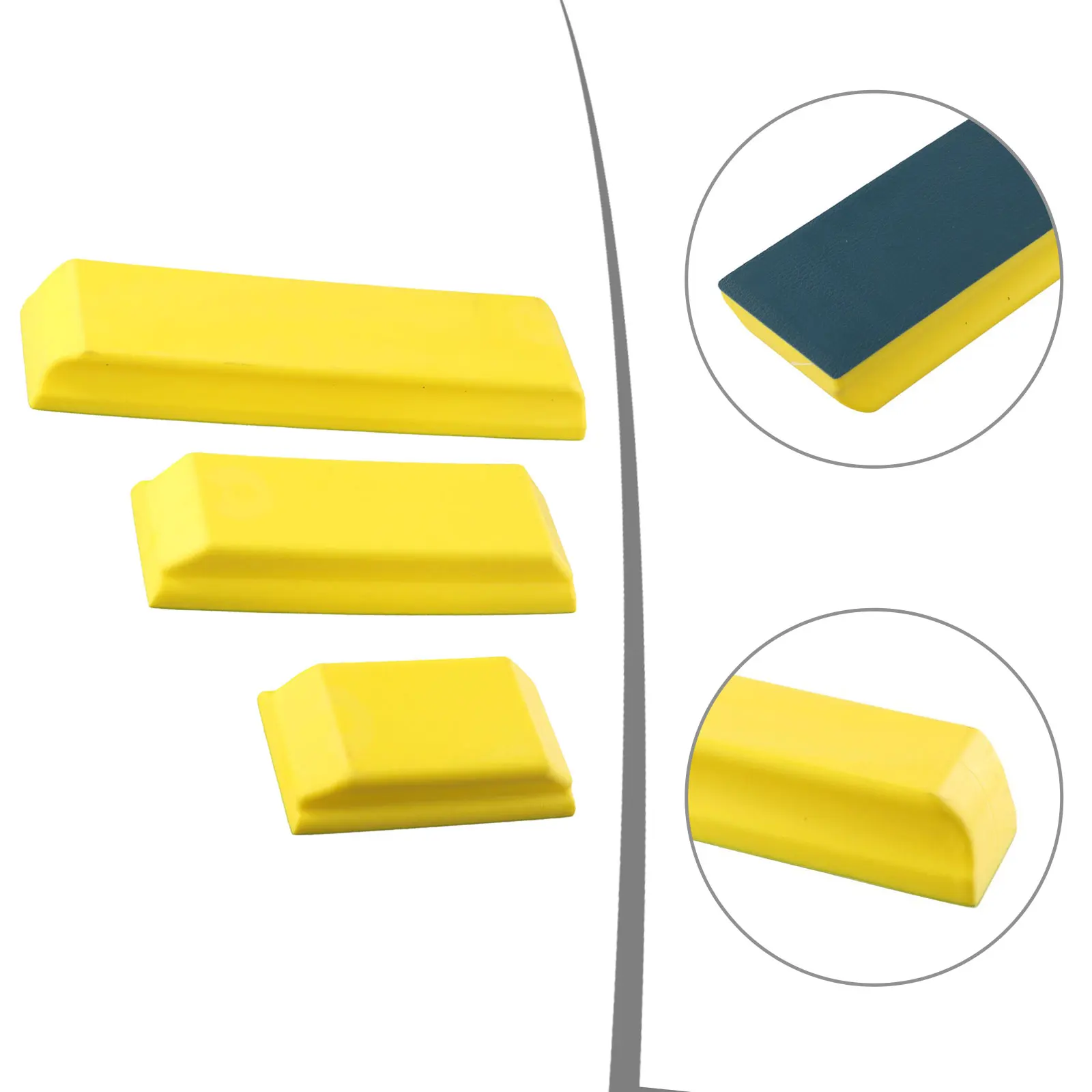 Auto Body Polishing Plastic Attach Sandpaper Sheets Rectangle Hand Sanding Block Kit Auto Body And Paint Shops Smooth Finish