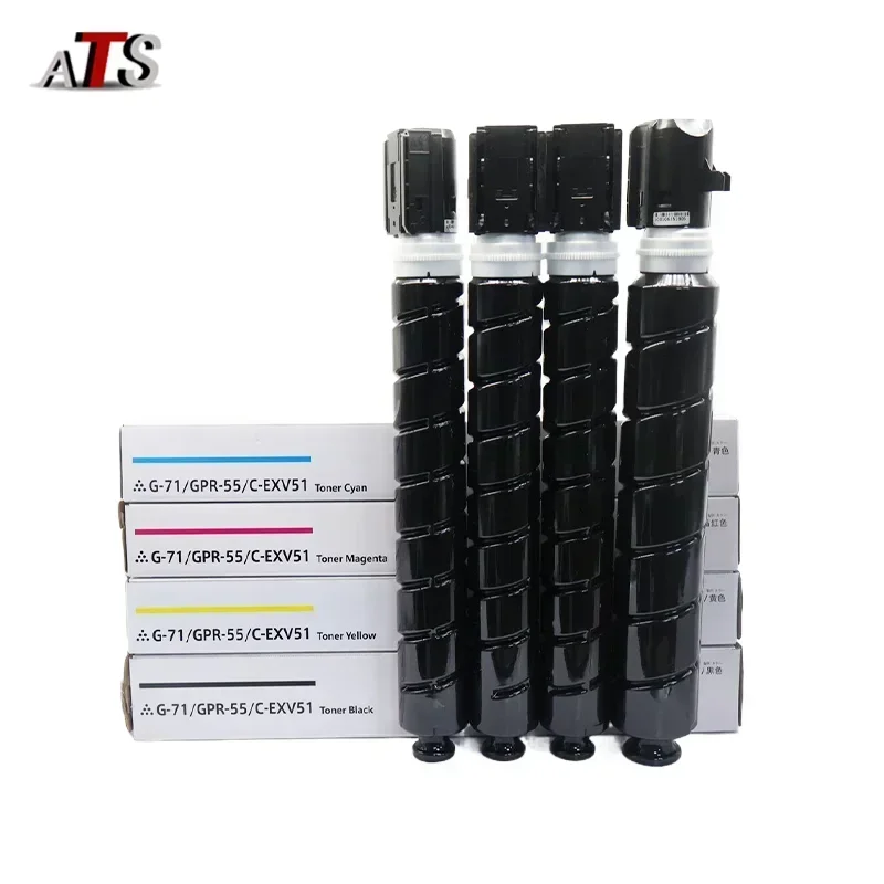 Imagem -02 - Cartucho de Toner para Canon G71 Gpr55 C-exv51 ir C5535 5540 5550 5560 dx C5735 5740 5750 5760 Bk850g Cmy550g