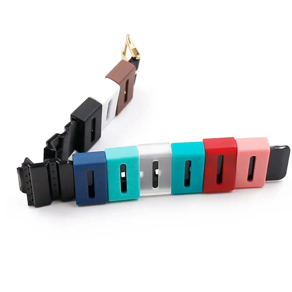 

2 Pcs Watch Band Resin Bezel Strap Watchband Replacement Accessories Wristband Grey