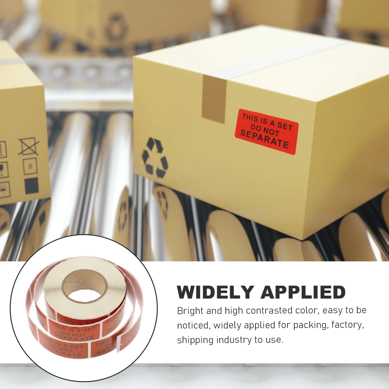 

500 Pcs Packing Labels Shipping Warning Decals This Is A Set Do Not Separate Security Stickers