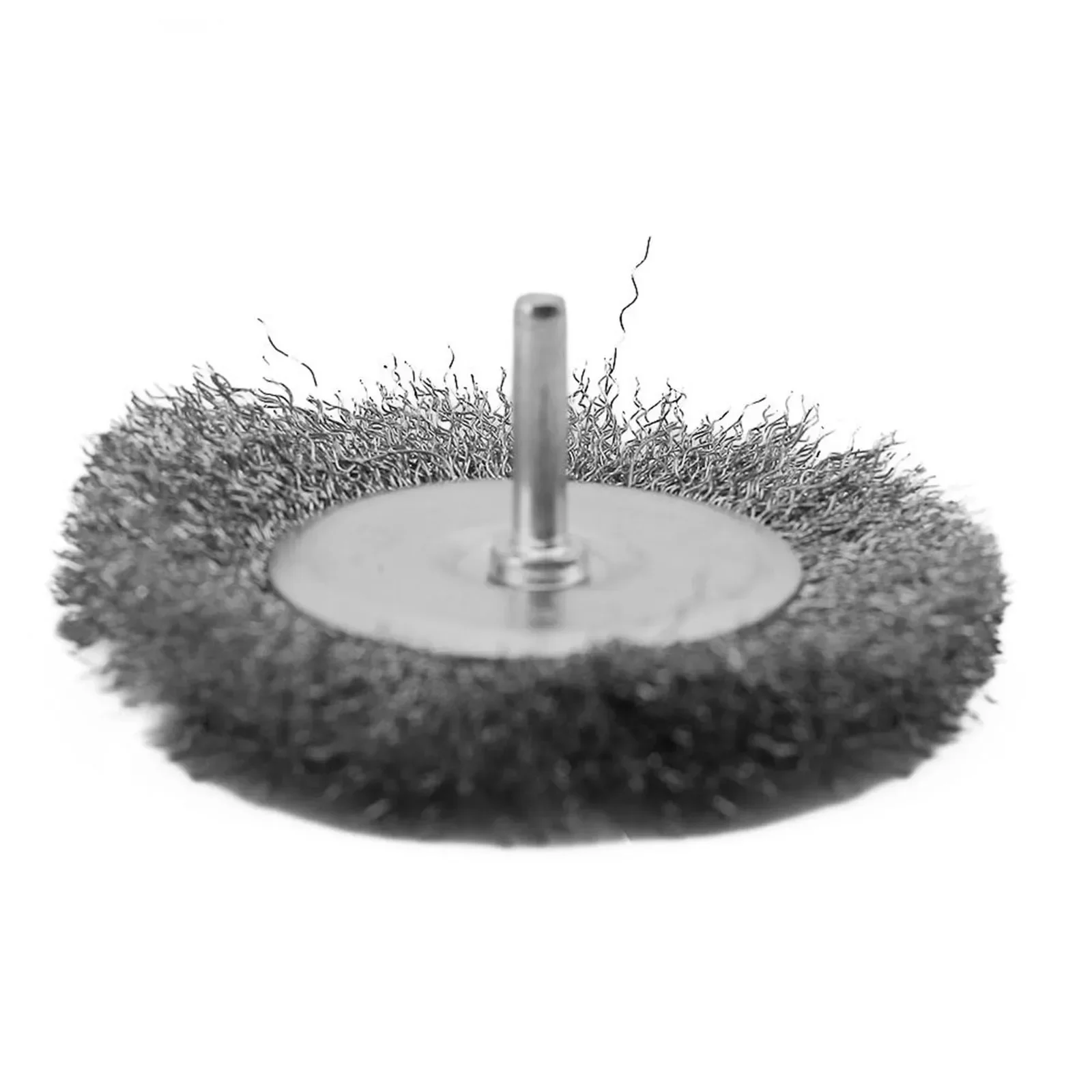 4'' 100mm Wire Wheel Brush For Drill 6mm Shank Circular Wire Brush Grinder Rotary Tool Removes Rust Metal Polishing