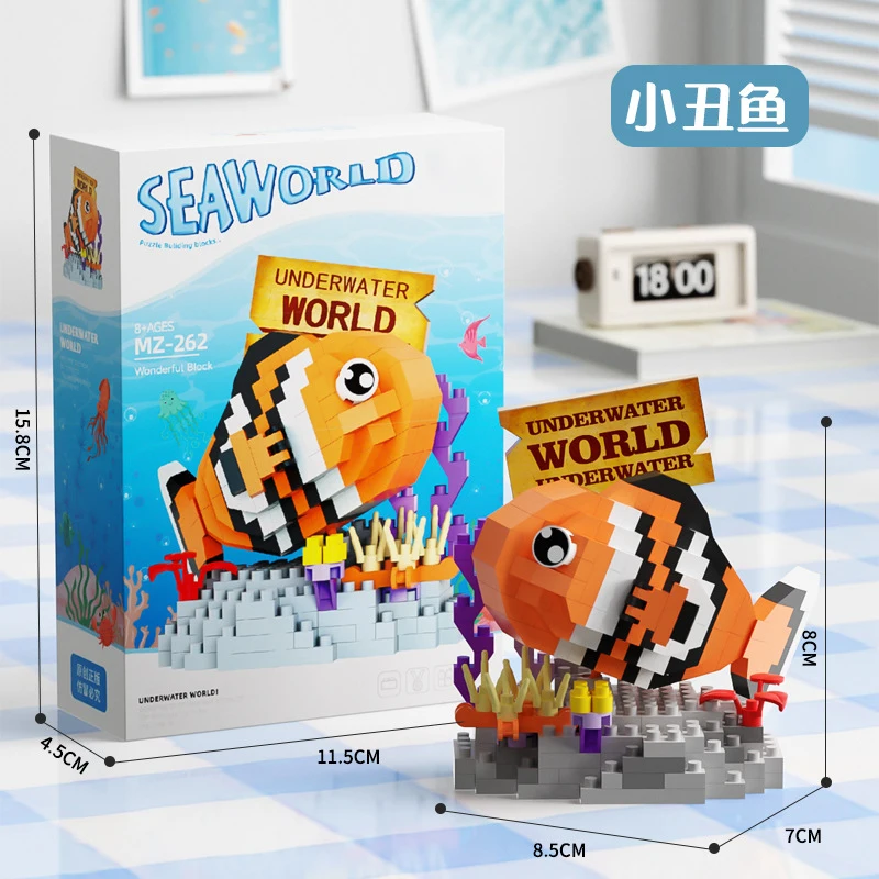 

Penguin Small Particle Assembled Building Blocks for Children 6 To 10 Year Old Animals Micro Diamond Block Brick Educational Toy