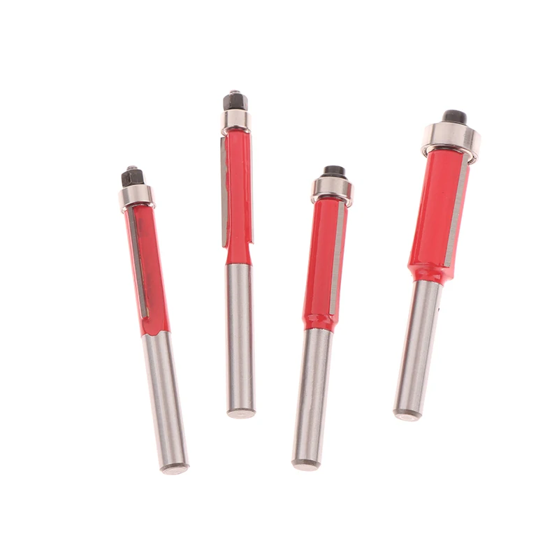 Versatile Trimming & Detailing Kits - 4pc Premium Woodworking Router Bit Set For Smooth Cutting And Professional Finish