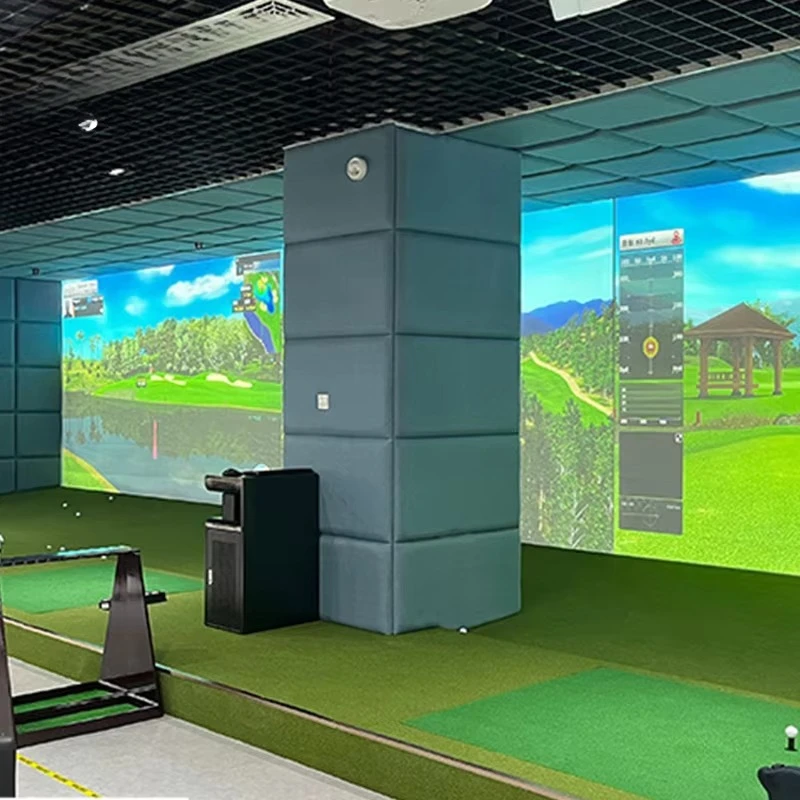 MNQ003 professional indoor golf emulator system 3D virtual golf experience