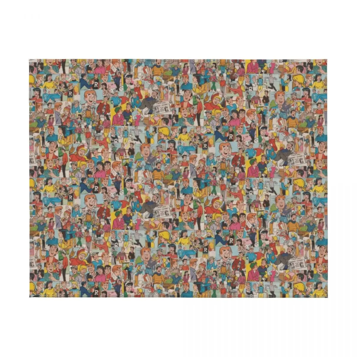 كولاج أرشي كوميكس # 2 رمي بطانية سرير أريكة للأريكة سرير رقيق أنعم البطانيات #2