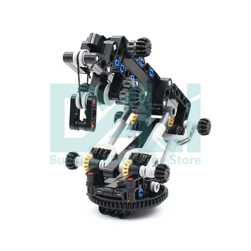 Technology Parts MOC Material_Handling Cran Turnplate Building Blocks DIY Car Tyre Creativity Toy Accessory