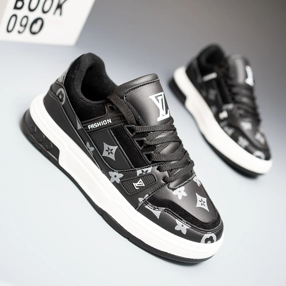 

Осенние новые белые туфли, мужские спортивные повседневные мужские туфли на платформе, пара туфель