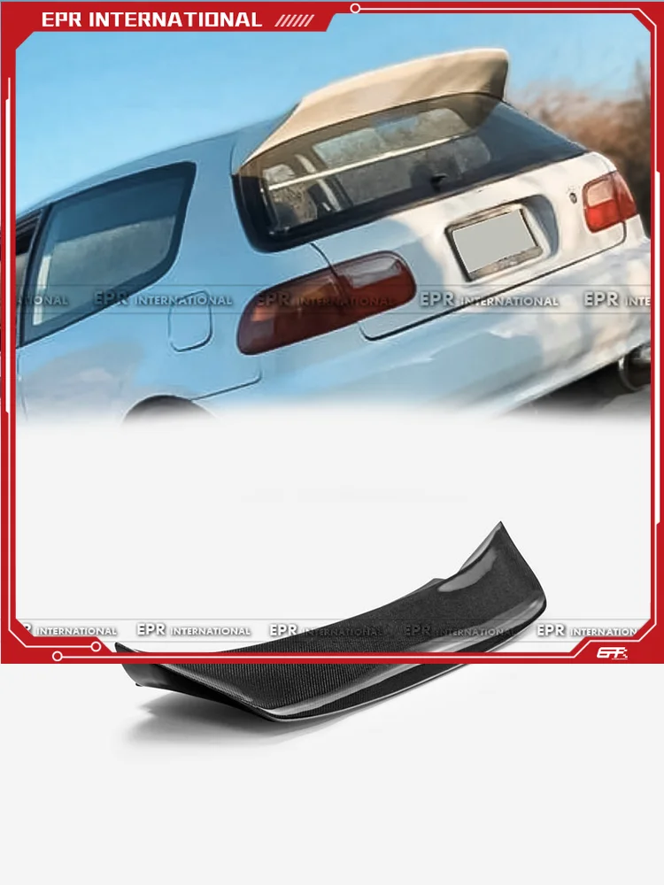 

For Honda Civic EG Rear Spoiler - OSK Type (Fits Hatchback Only) [EG Civic Spoiler, Civic Hatchback Spoiler]