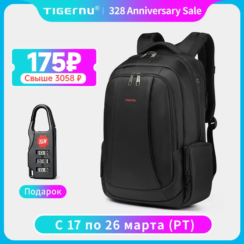 Lifetime Warranty Men Backpack 14 15.6 17.3inch Laptop Backpack Bag For Men Anti Theft School Backpack Male Travel Bag Knapsack