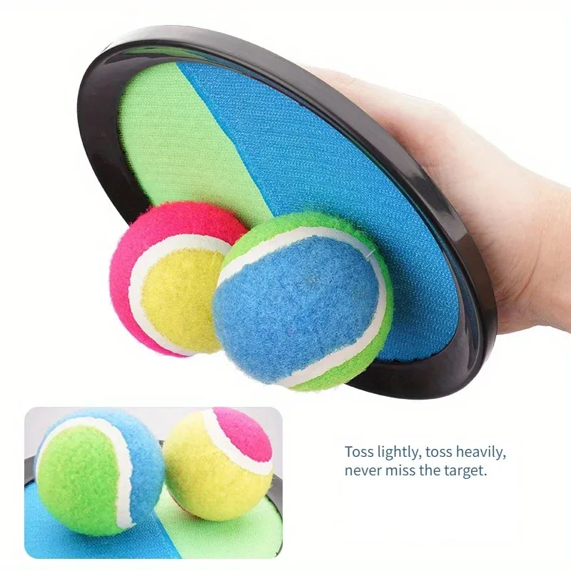 1Set Kinder Sucker Klebrige Kugel Spielzeug Outdoor Sport Fangen Ball Spiel Set Werfen Und Fangen Eltern-kind-Interaktive outdoor Spielzeug – Detail 8