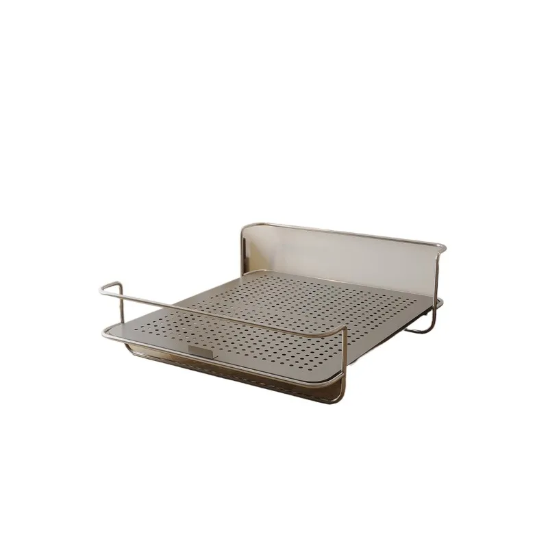 

Minimal stainless steel industrial style metal Bauhaus double bed, light luxury medium and ancient style master bedroom without