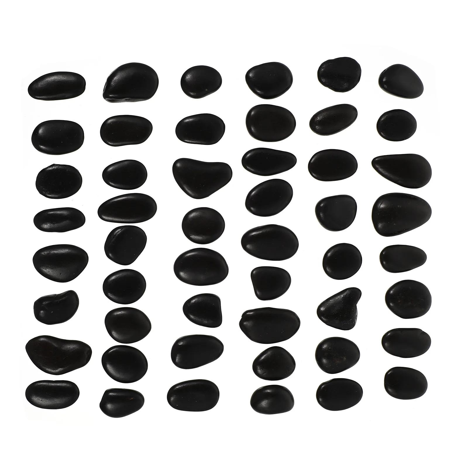 

50 Pcs Hand-painted Stones DIY Painting Rocks Drawing For Kids Fish Tank Polished Toddlers Pebbles