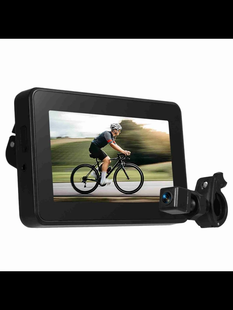 AliExpress Bike Handlebar Mirror Bike Rear View Camera 1080P 4.3in HD Display Screen Rear View Camera for Mountain Bike Rear View Camera