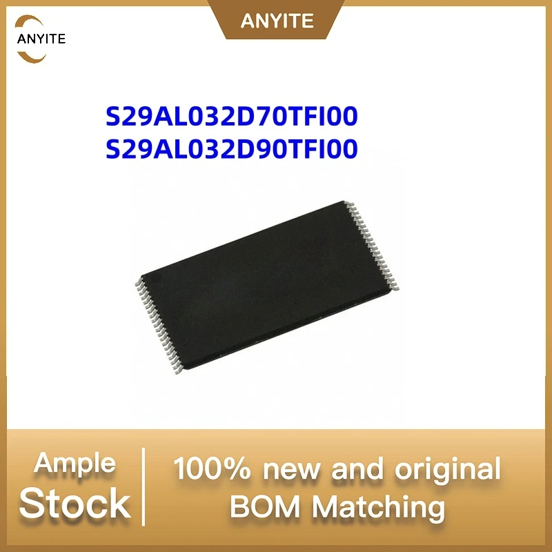 New 5Pcs/LOT    S29AL032D70TFI00 S29AL032D90TFI00   S29AL032D70    S29AL032    S29AL032D90 TSOP40