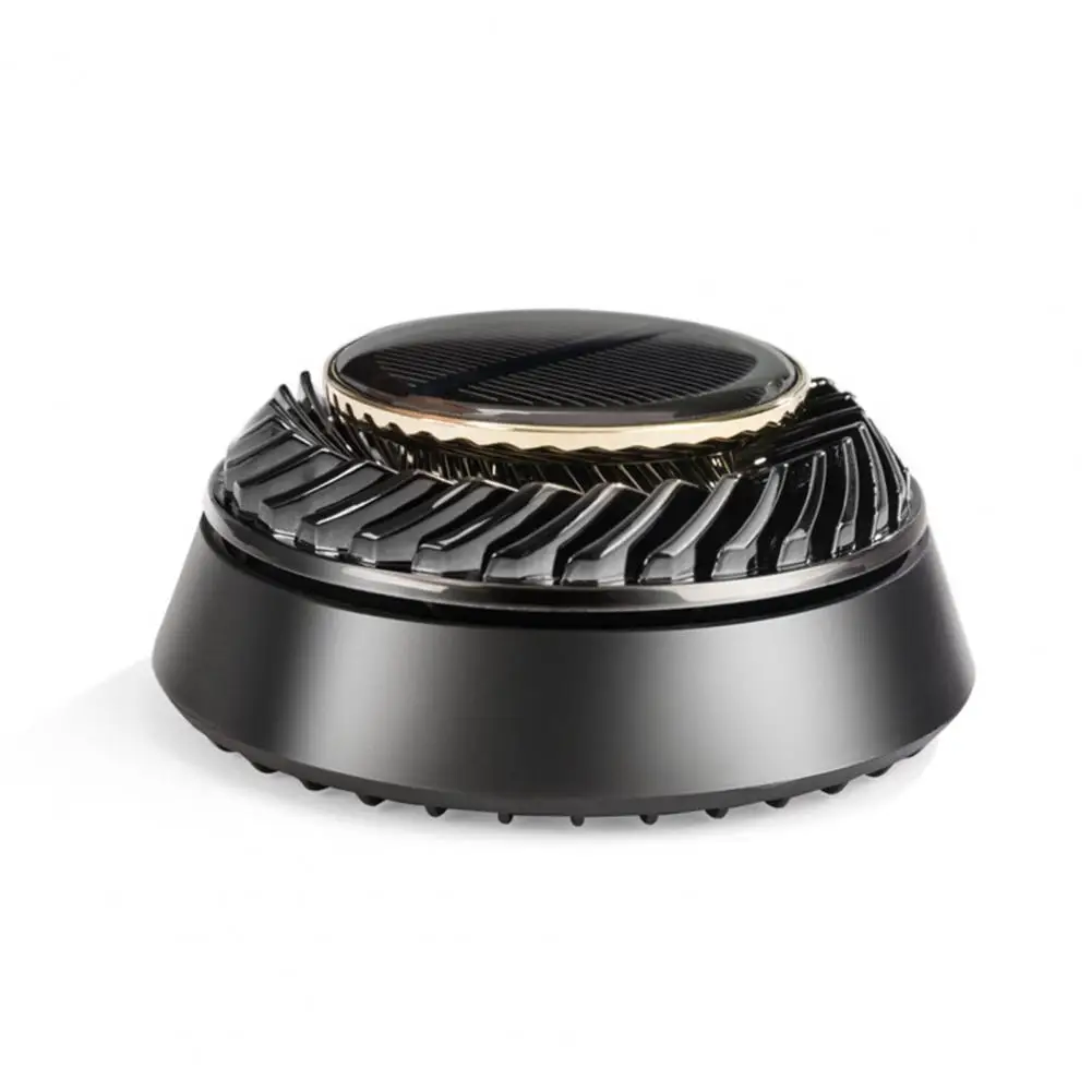 Auto Air Freshener Solar Car Air Freshener Diffuser Automatic Rotatable Aromatherapy Ornament Long-lasting Air Purifying