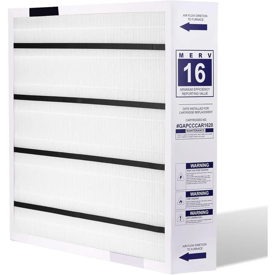 

GAPCCCAR1620 Merv16 Replacement Filter Compatible With Bryant GAPBBCAR1620-Carrier GAPCCCAR1620 GAPAAXCC1620 GAPABXBB1620-16" x