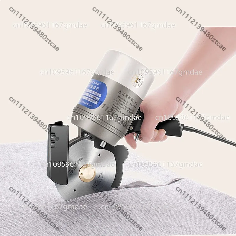 350W 125MM Electric Round Knife Cutting Machine for Fabric Leather Cloth Cardboard 4.5CM Thick