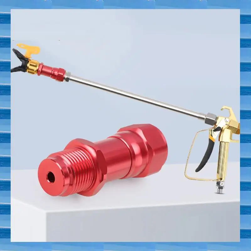 

High Pressure Airless Spraying Machine Shut-Off Valve Anti Drip Built-In Throttle Valve