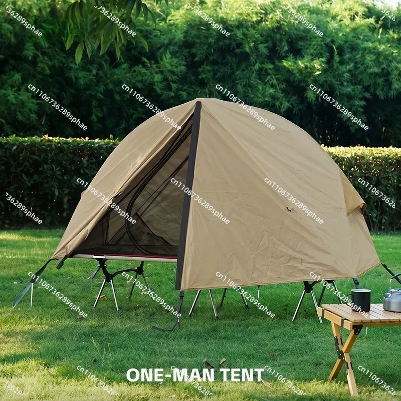 Outdoor camping ground tent folding aluminum alloy mosquito net weatherproof