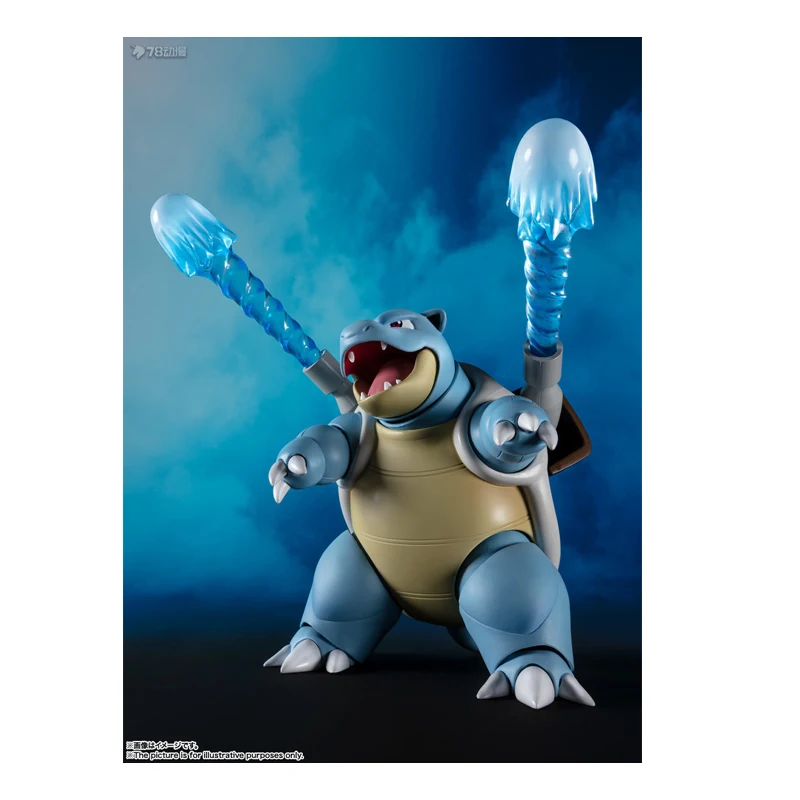 Bandai Original SHF POKÉMON BLASTOISE -ARTS REMIX-อะนิเมะ Action Figure Assembly ของเล่นสะสมเครื่องประดับของขวัญ