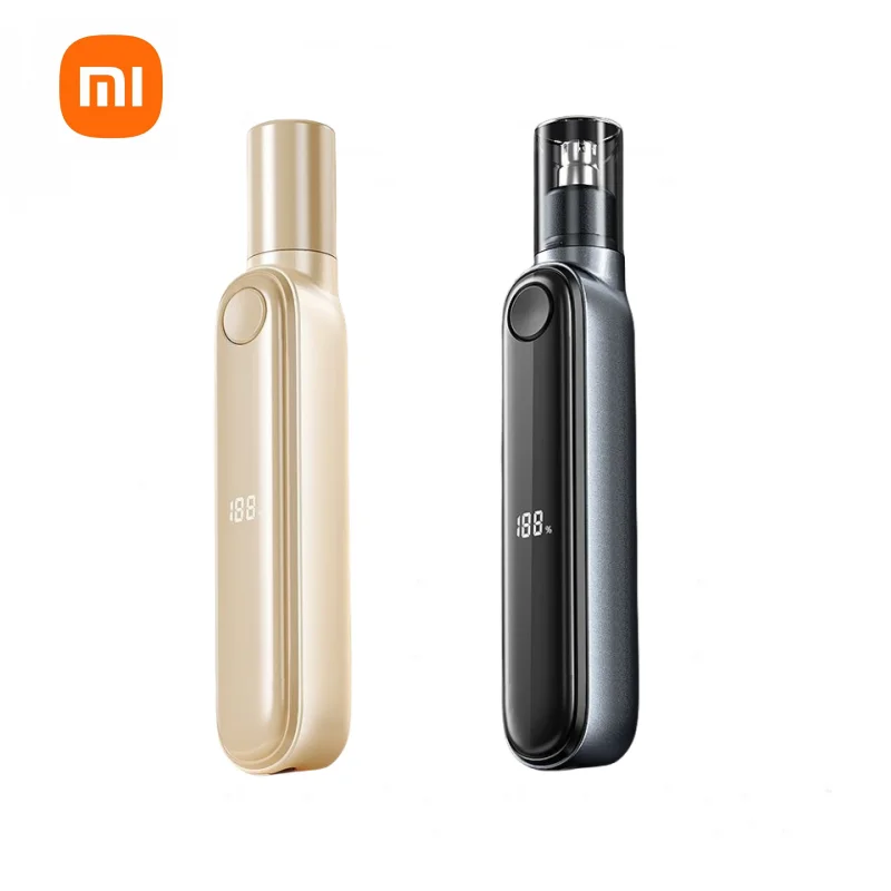 NEW XIAOMI Mijia Electric Nose Hair Trimmer 13000rpm Intelligent LED Digital Display With Double-edged Blade Trimmer For Nose