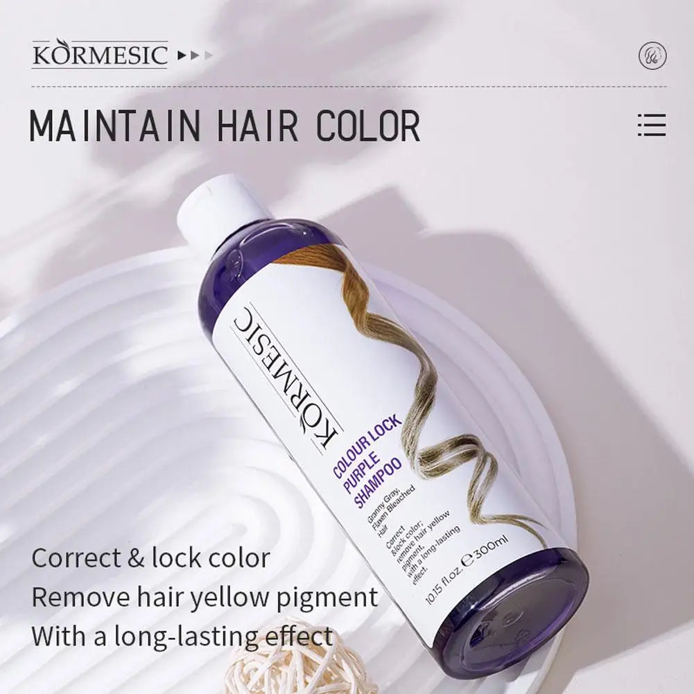 

Lock Color Shampoo Maintains Long-lasting Bleaching And Dyeing Of Hair, Improves Dryness And Splitting