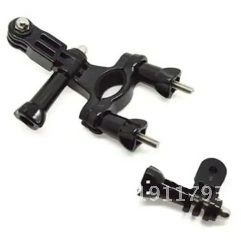 Pince de guidon de vélo, tige de dégager, support de poteau, support pour GoPro, fore10, 9, 8, 7, noir, Yi, 4K, Sjcam, Sj8, Eken, accessoire Go Pro