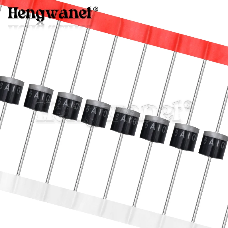 20pcs 10A10 6A10 20A10 R-6 snap10A 20A 1000V DIP Axial Redresseur Diode Bonne Qualité