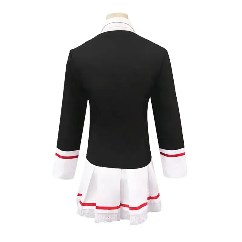 Аниме Card Captor Sakura Косплей Костюм Cos Kinomoto Tomoyo Daidoji Школьная форма Хэллоуин Карнавальная вечеринка Необычные платья