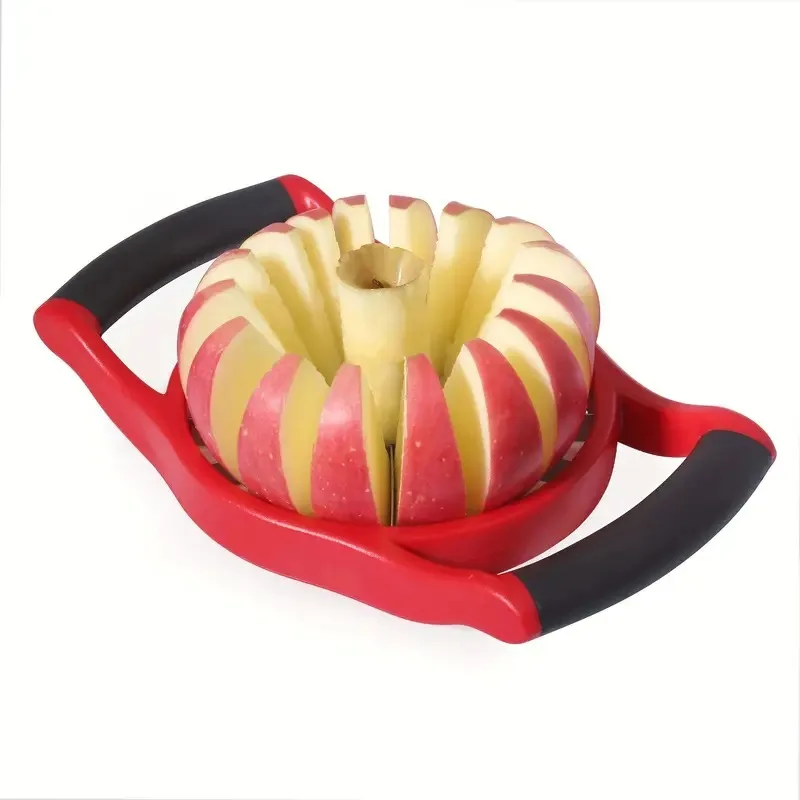 

Apple Slicer Corer,Stainless Steel Upgraded 16-Slice Sharp Apple Slice Cutter Large,Ergonomic Plastic Handle Non-Slip Easy Grips