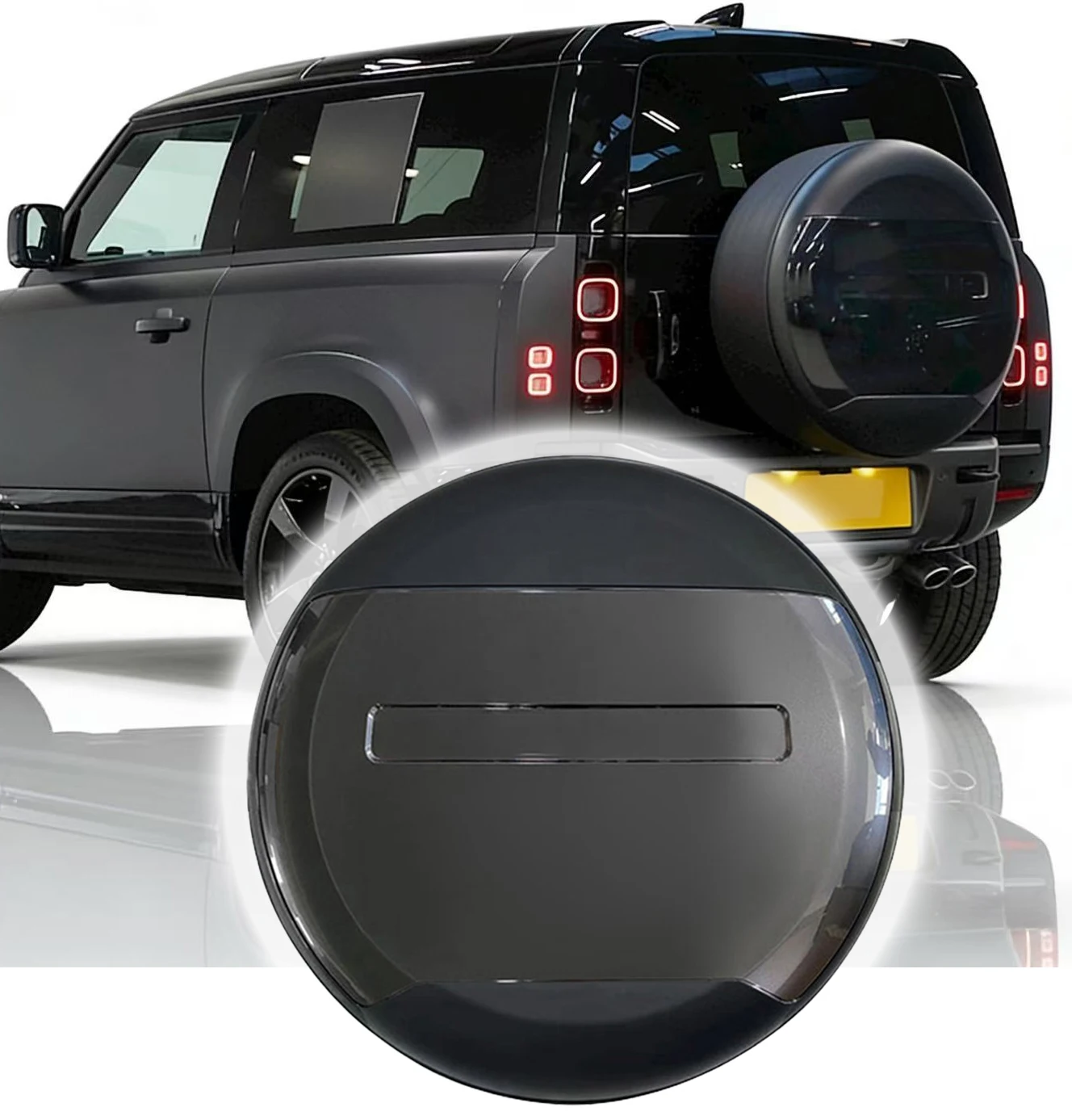 

Чехол на запасное колесо Carpathian Grey для LR Defender 110 90 130 2020-2025 гг.