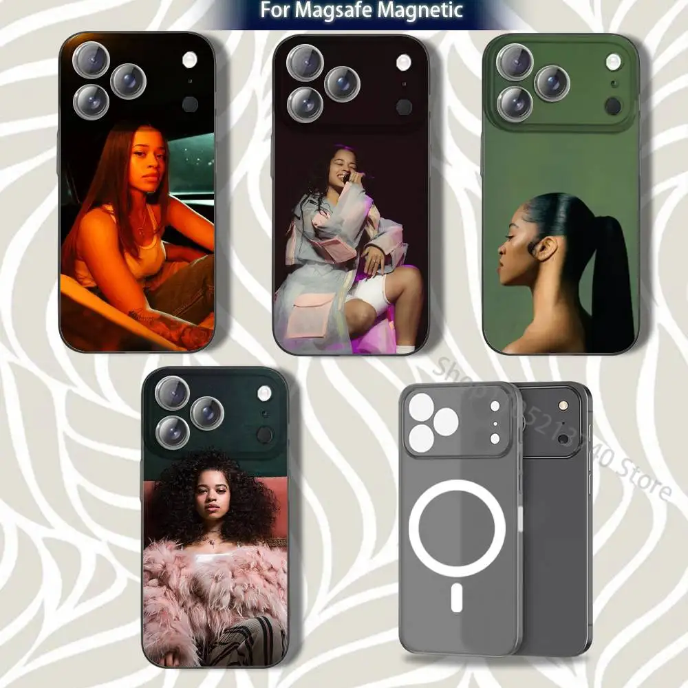 

Singer E-Ella M-Mai For iPhone 17,12,11,14,13,15,16,Plus,Air,Pro,Max,E,Mini for Magsafe Magnetic Frosted Grey Phone Case