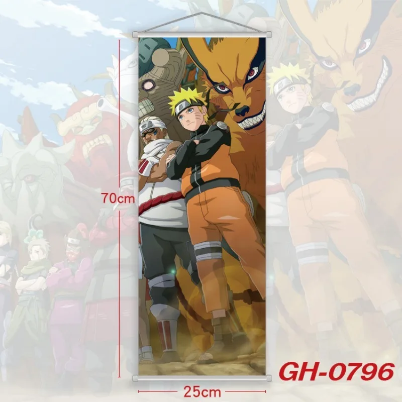 Anime sztuka do powieszenia Naruto dekoracja domu Uchiha Itachi obrurowy zwój na płótnie wisząca plakat na ścianę dekoracja hurtowa