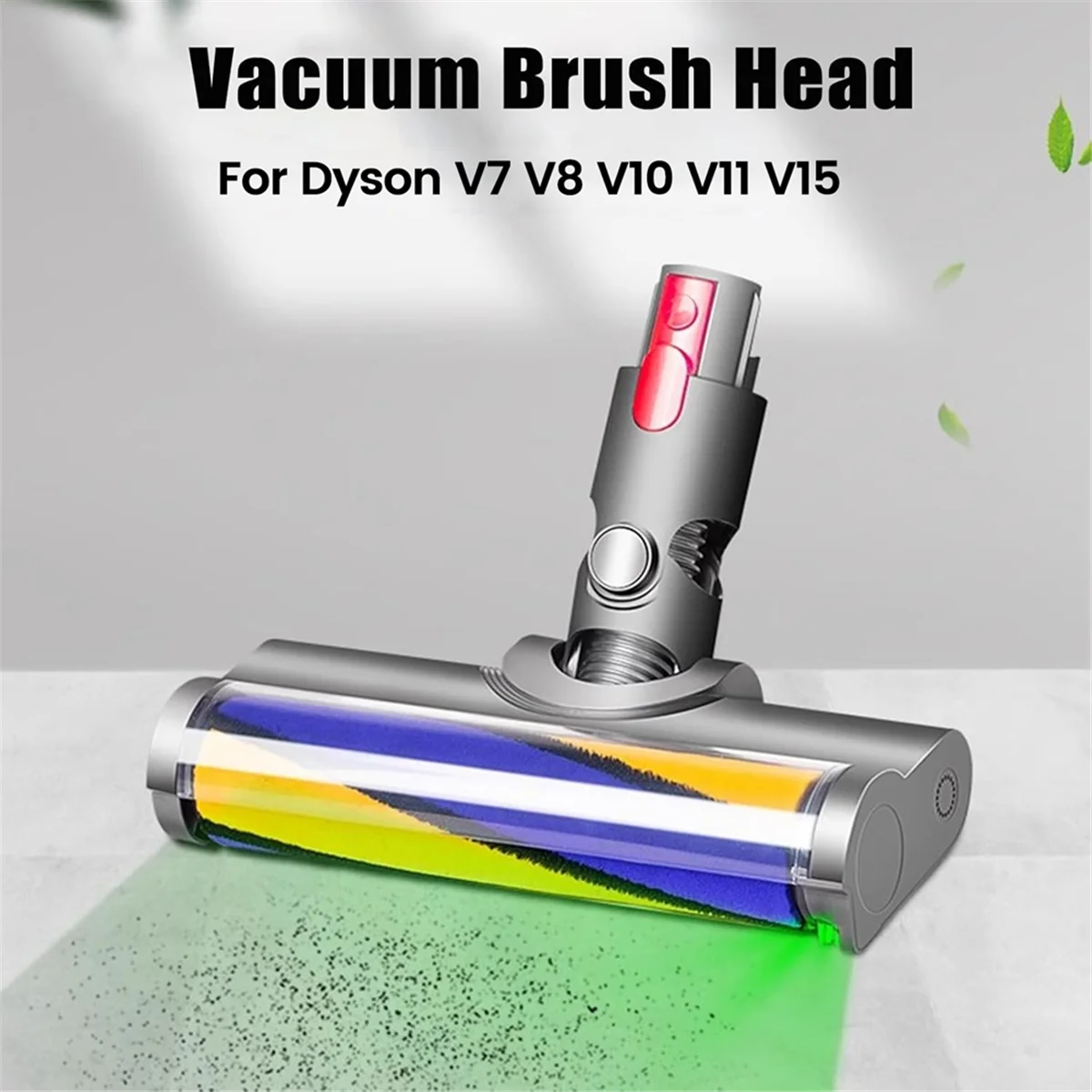 Roller Brush Replacement for V7 V8 V10 V11 V15 Vacuum Cleaner Parts Hardwood Floor with Green Dust