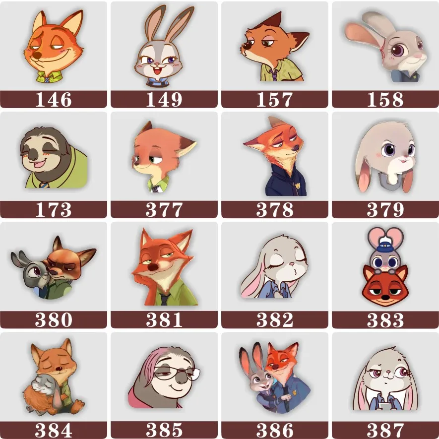 

Cartoon Brooch Cute Judy Hopps Animal Acrylic Pin Backpack Clothing Jewelry Acrylic Badge Accessories Christmas Gift