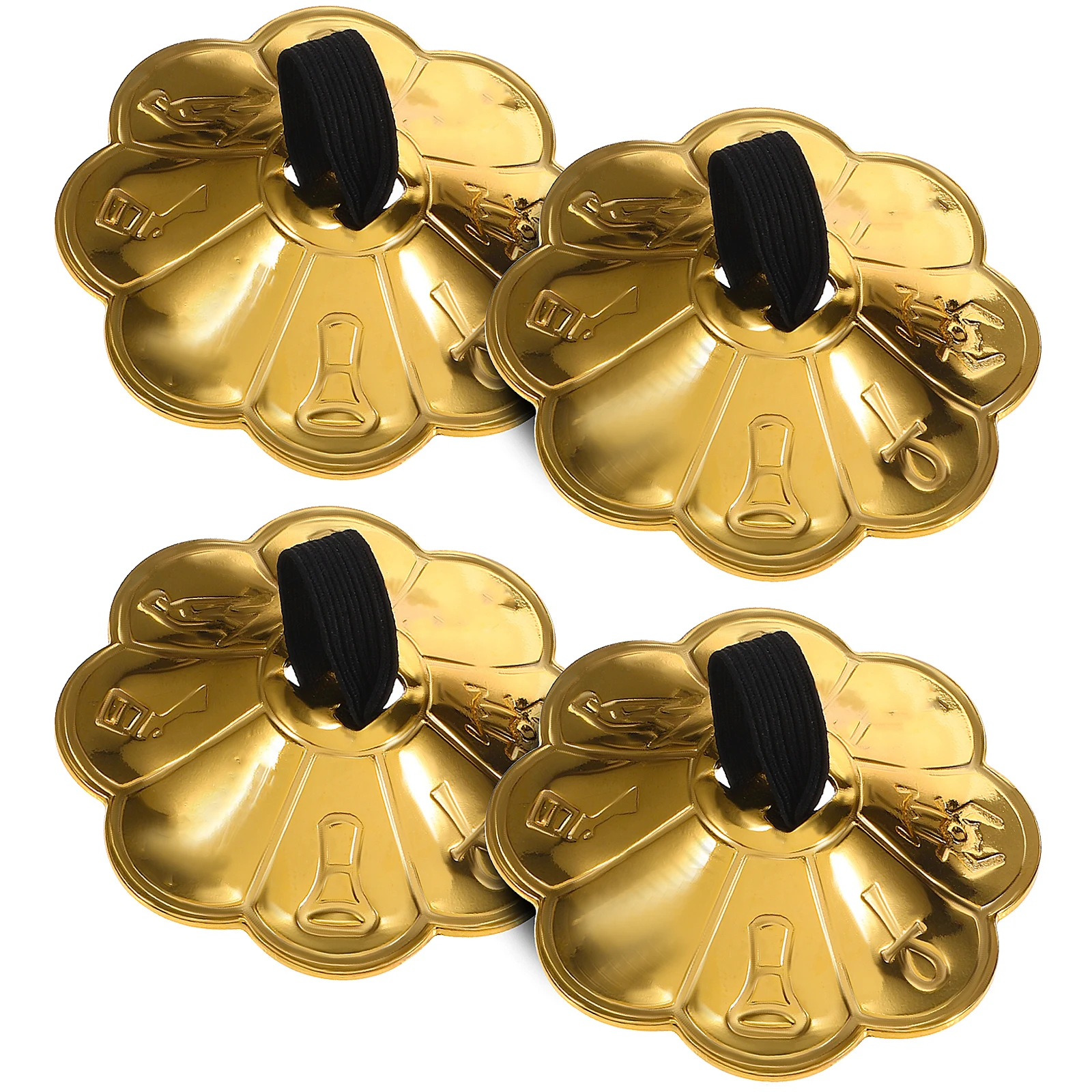 

Copper Finger Cymbals Mini Hand Accessories Women Light Weight Durable Percussion Instrument Stage Performance