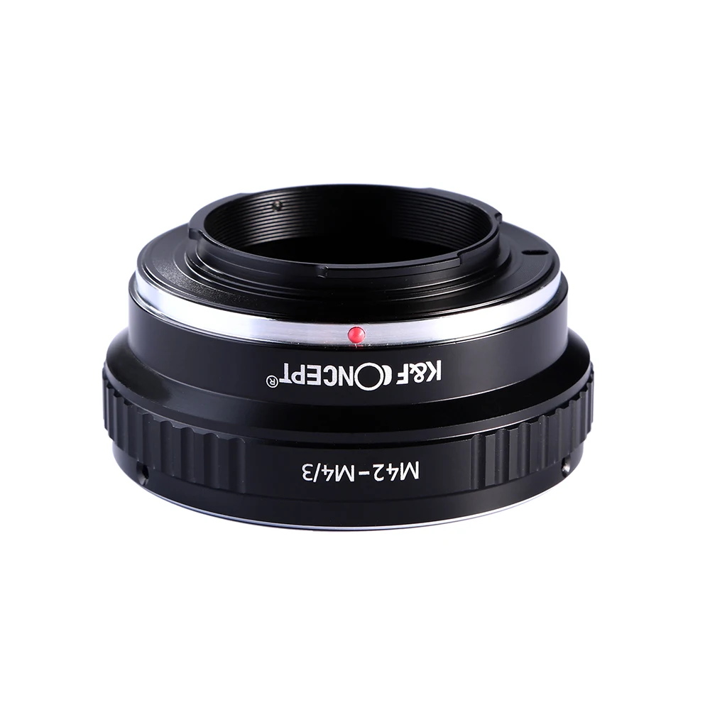 K&F Concept M42 to m4/3 Lens Adapter for M42 Screw Mount Lens to Micro 4/3 MFT BMPCC OM-D G3 GH2 GH4 E-M5 E-M10