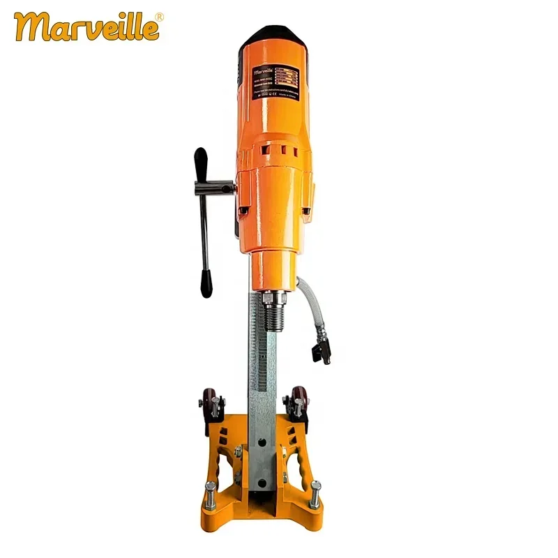 Marveille MW-455 15-455mm mesin bor inti berlian vertikal & bor inti tugas berat Rig pemotong bor Coring Diameter