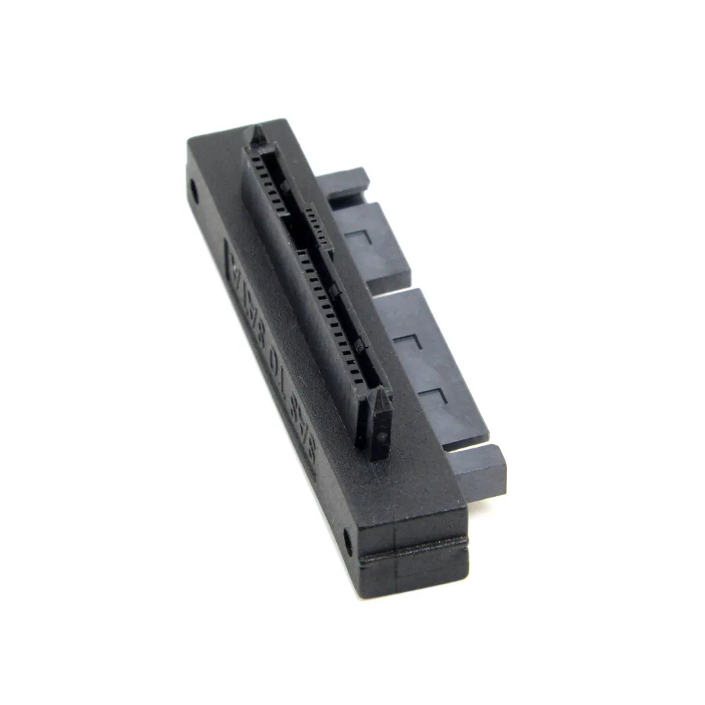 Cablecc 90 Degree Right Angled SFF-8482 SAS 22 Pin to 7 Pin + 15 Pin SATA Hard Disk Drive Raid Adapter