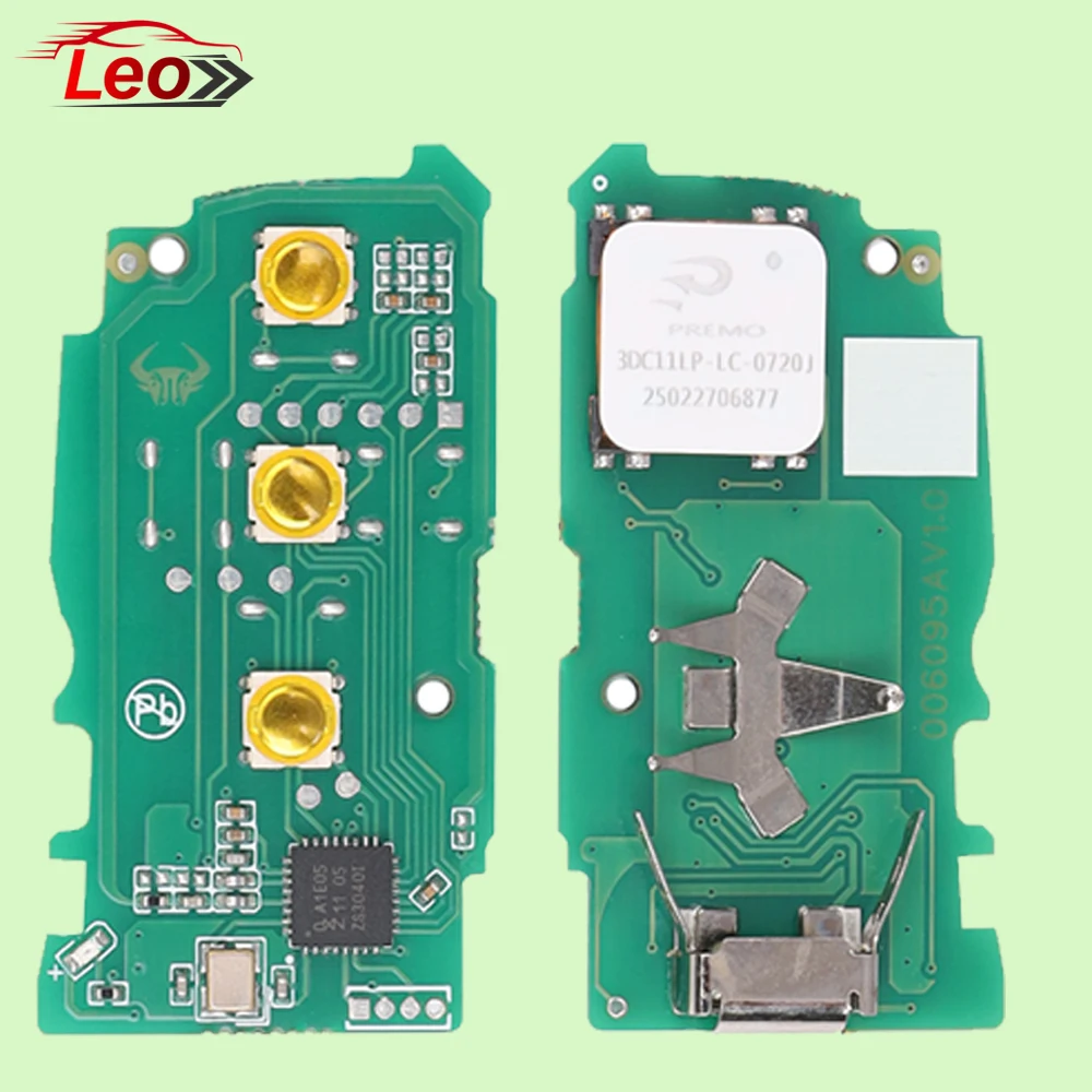Leo Car Smart Remote Key For Volkswagan VW Magotan B8 Skoda Octavia FCC:3G0959752 Keyless Go 433MHZ MQB48-CHIP/NEWMQB 5C-CHIP.