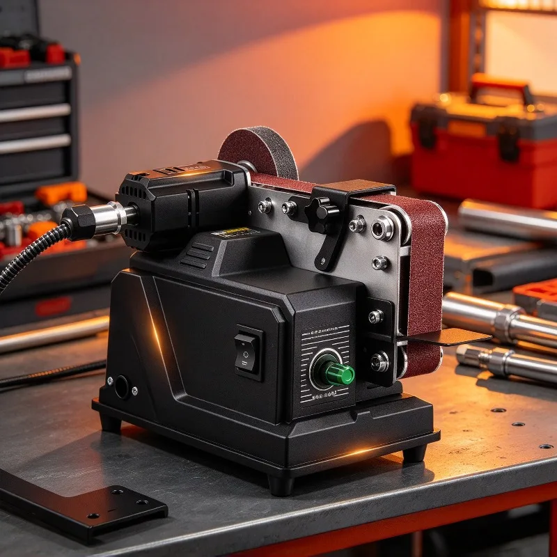 Belt Sanding Tool Compact Automatic Polishing Equipment Industrial Surface Finishing Device For Home And Shop Sanding Processing