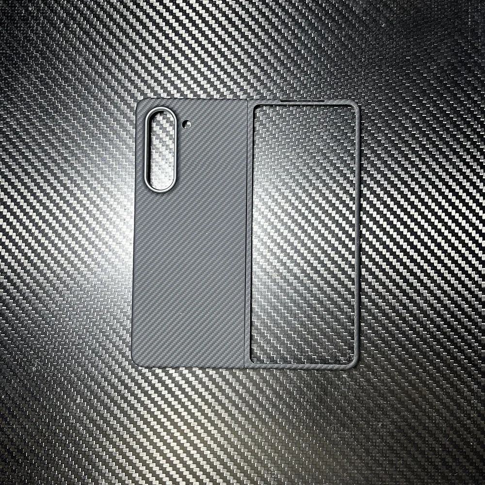

Чехол из углеродного волокна для Samsung Galaxy Z Fold 5, ультратонкий защитный чехол из арамидного волокна для Galaxy Z Fold 5, карбоновый чехол