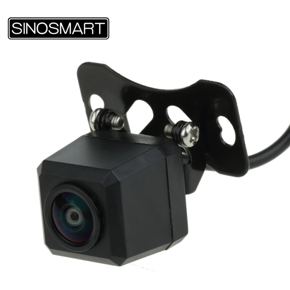 SINOSMART Universal Wide View Angle Portable Reverse Parking Camera Adjustable Lens Firm Installation with Stainless Metal Screw