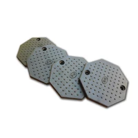 Almohadillas de Goma Octagonales Universales de Alta Resistencia de 135*10mm (4 Piezas) para Elevadores de Coches, Accesorios para Grúas de Automóviles, Repuestos y Consumibles